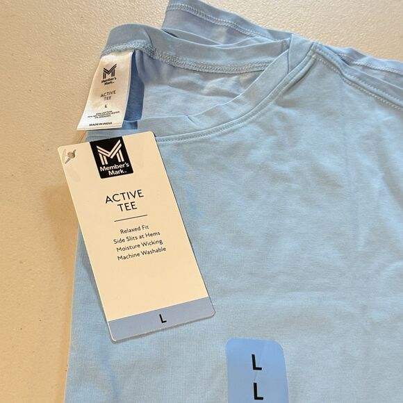 Member's Mark Women's Active T-Shirt Size Large Blue NWT - Picture 8 of 9